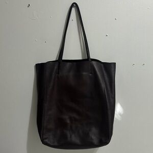 Zara Leather Tote Bag